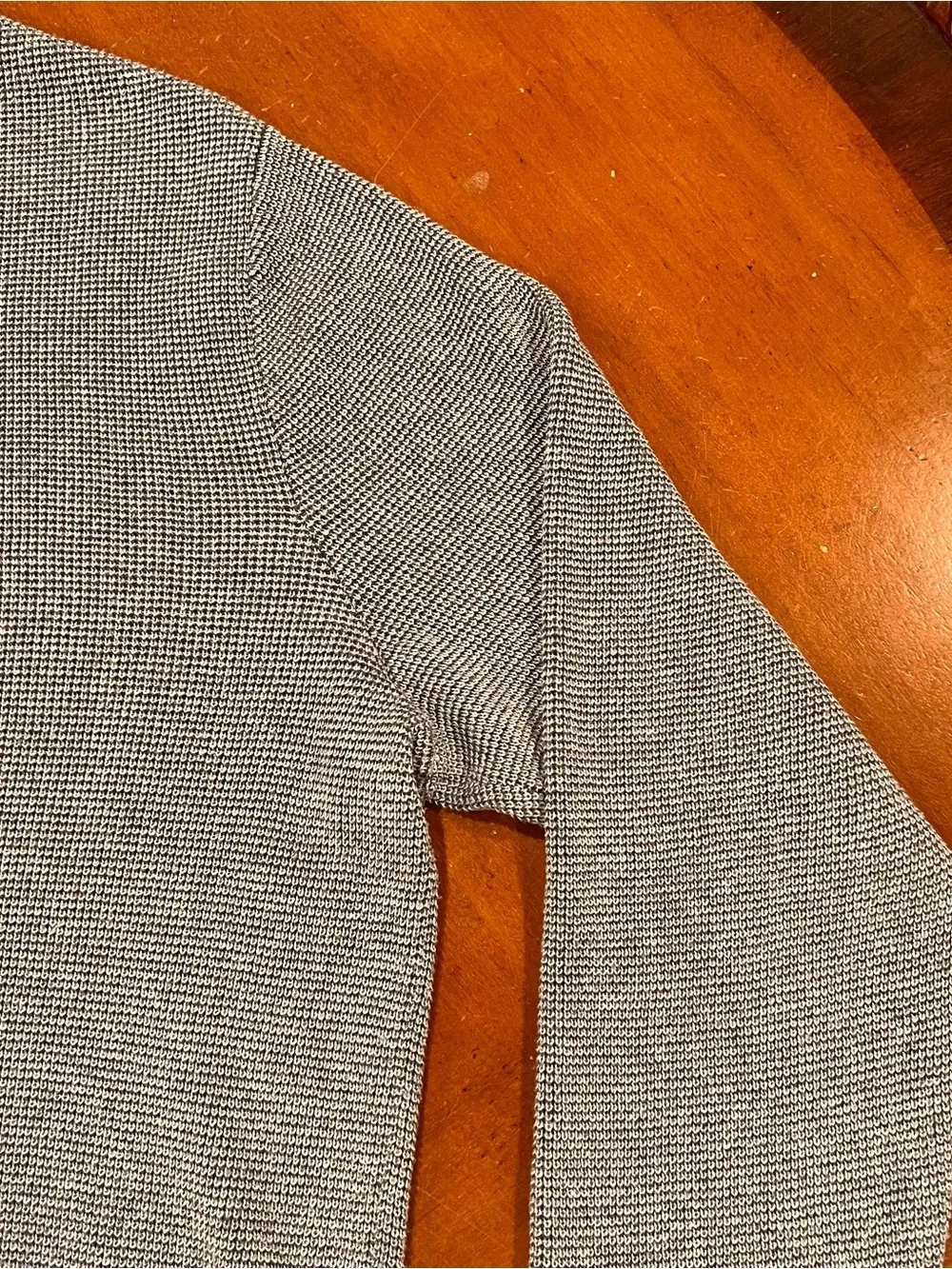Southern Tide Men’s Bailer Jade Crewneck Sweater Gray XL Cooling Knit Technology